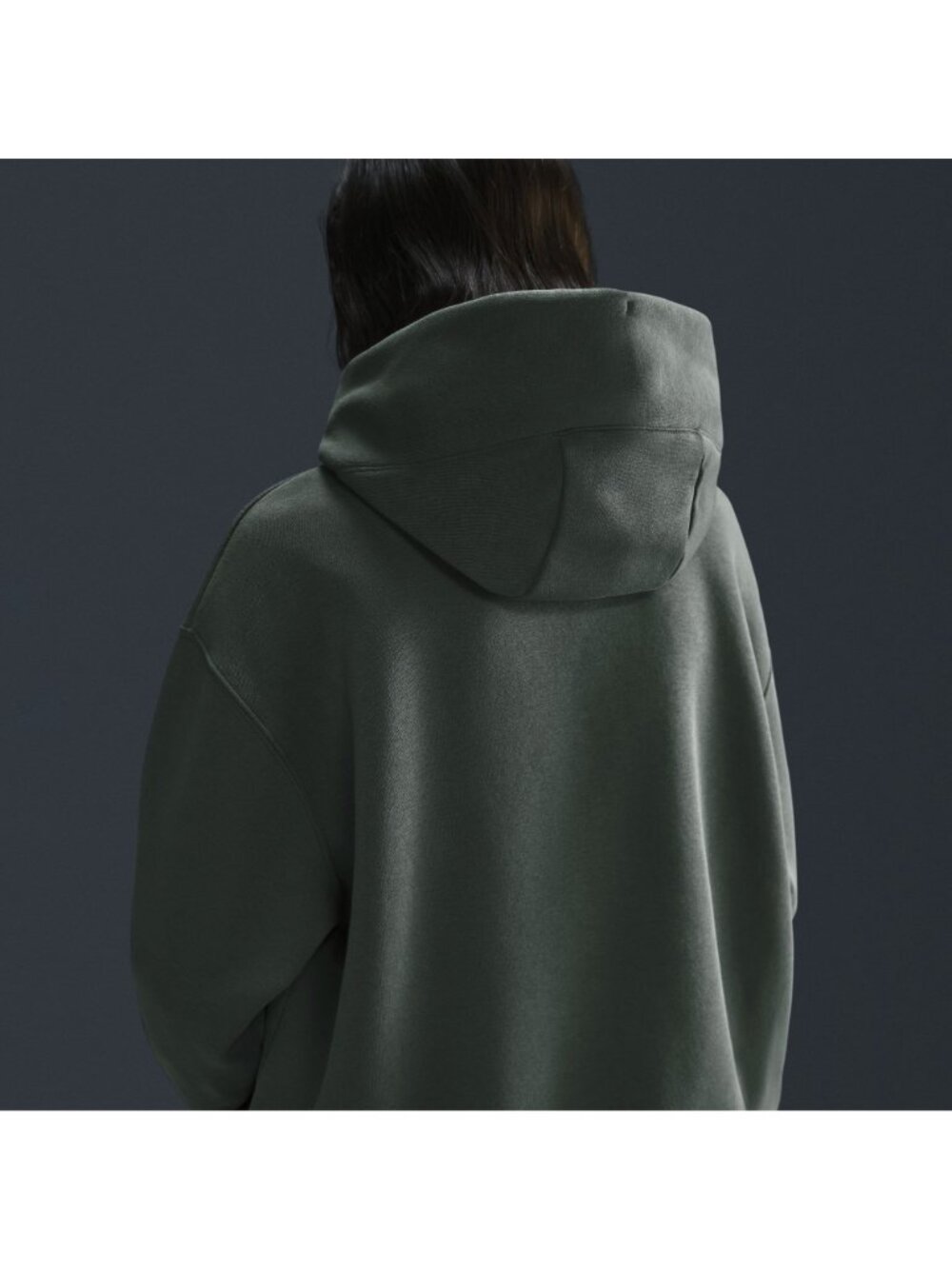 Women's Nike Sportswear Phoenix Fleece Hoodie Small Vintage Green/Sail - Picture 3 of 5